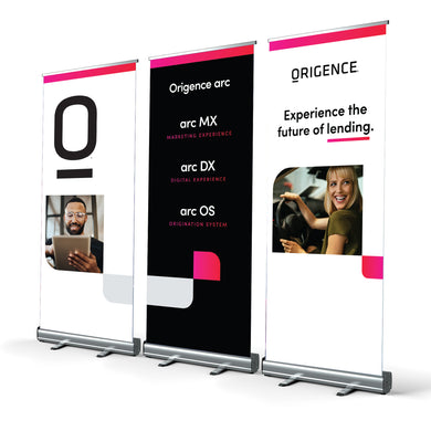 Origence - 3 Piece Retractable Banner Set